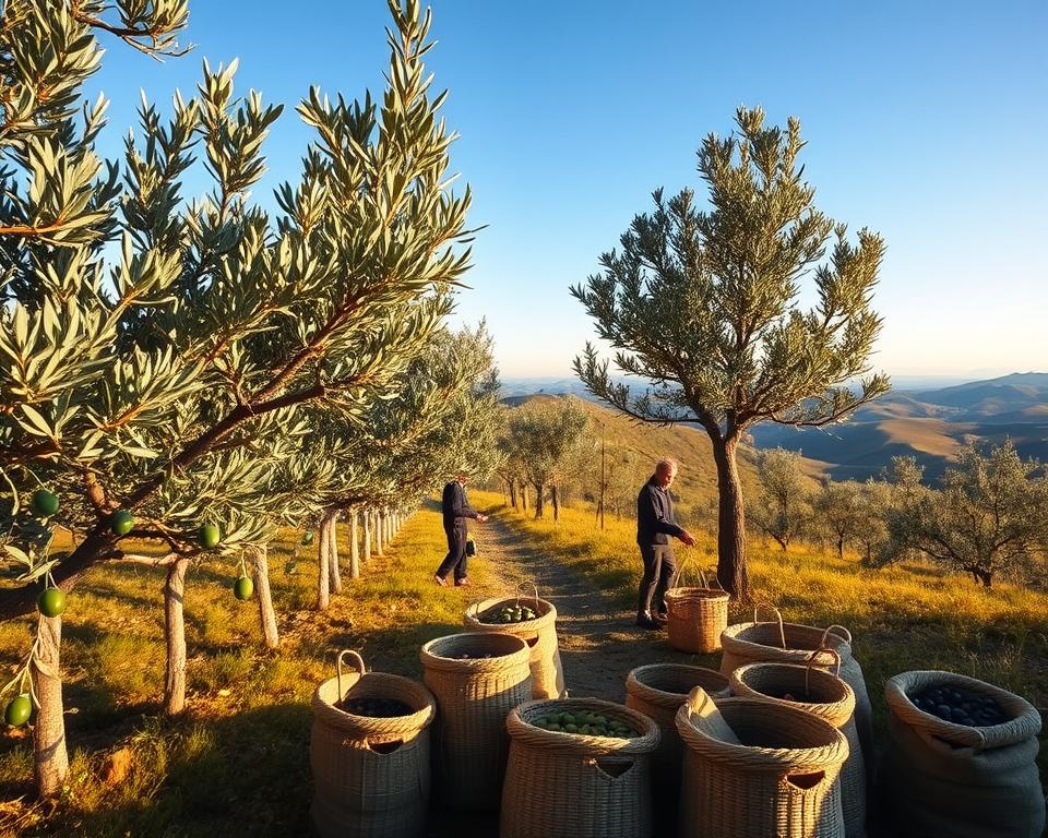 Manual Olive Picking