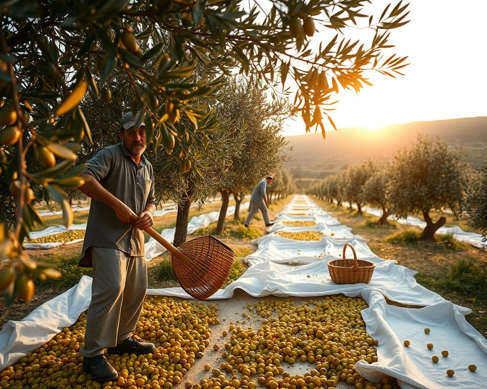 Harvesting Methods for Olive